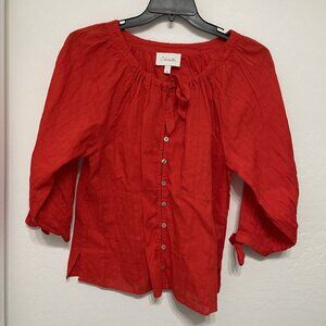Cleobella puff sleeve blouse - Size Medium - New without tags - Retail $136